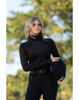 LeMieux Sara Snood Ladies Long Sleeve Base Layer, Black