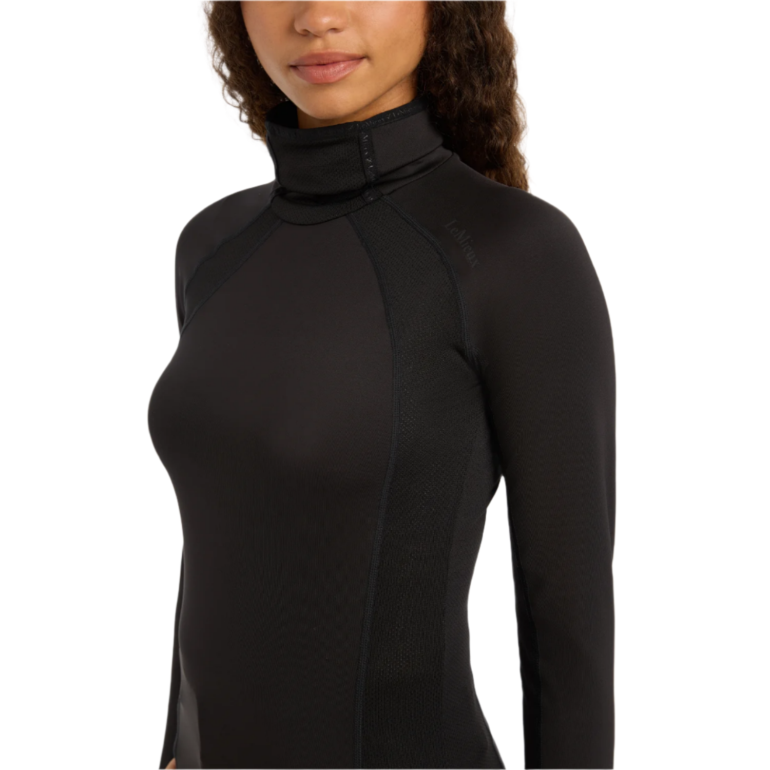 LeMieux Sara Snood Ladies Long Sleeve Base Layer, Black