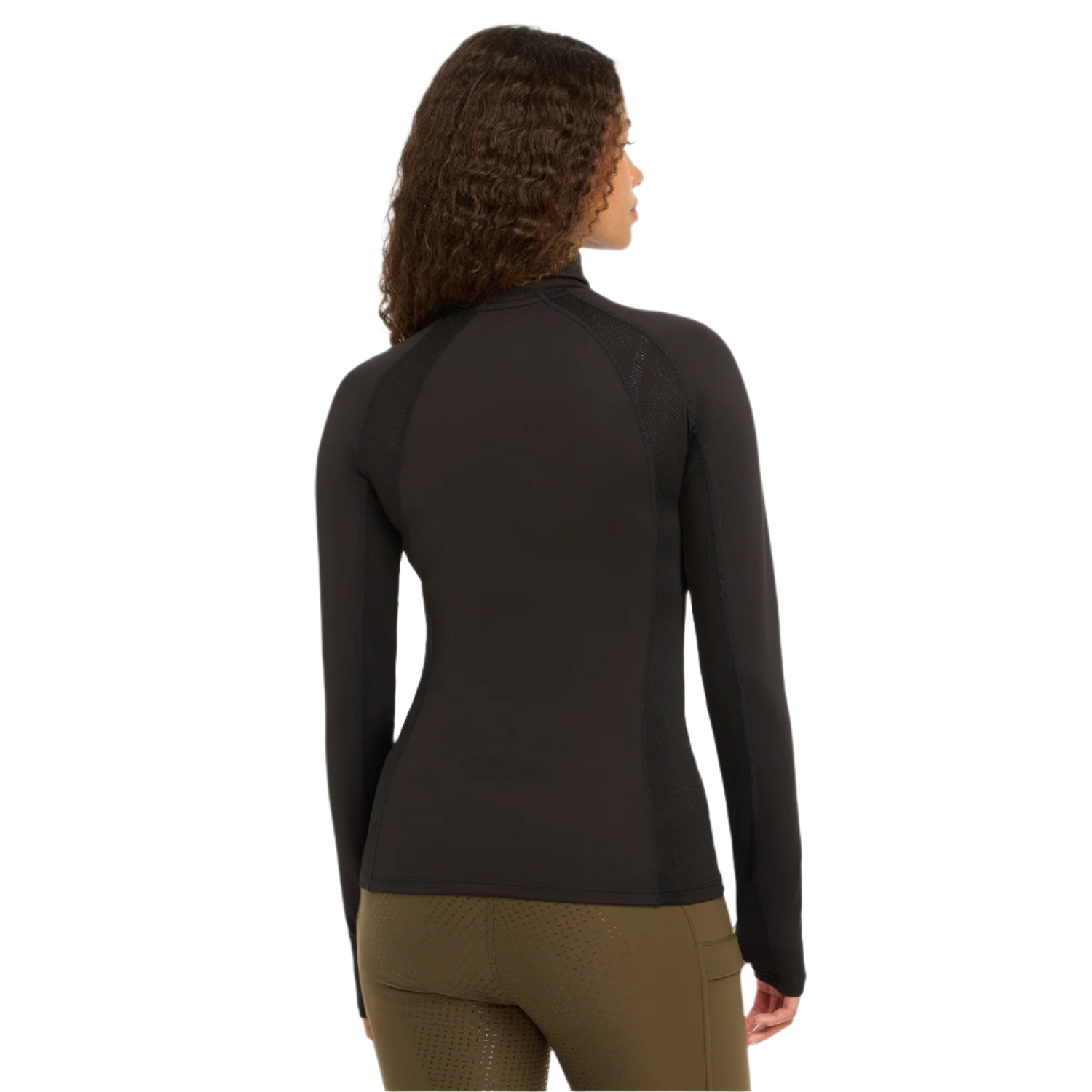 LeMieux Sara Snood Ladies Long Sleeve Base Layer, Black