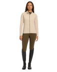 LeMieux Faye Ladies Long Sleeve Full Zip Sweatshirt, Stone