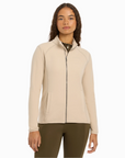 LeMieux Faye Ladies Long Sleeve Full Zip Sweatshirt, Stone