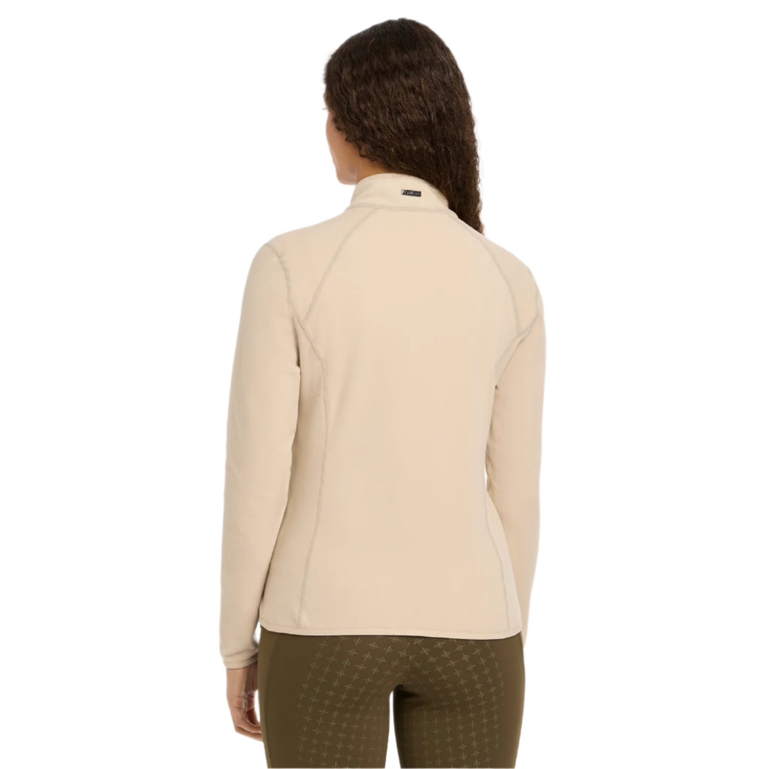 LeMieux Faye Ladies Long Sleeve Full Zip Sweatshirt, Stone