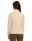 LeMieux Faye Ladies Long Sleeve Full Zip Sweatshirt, Stone