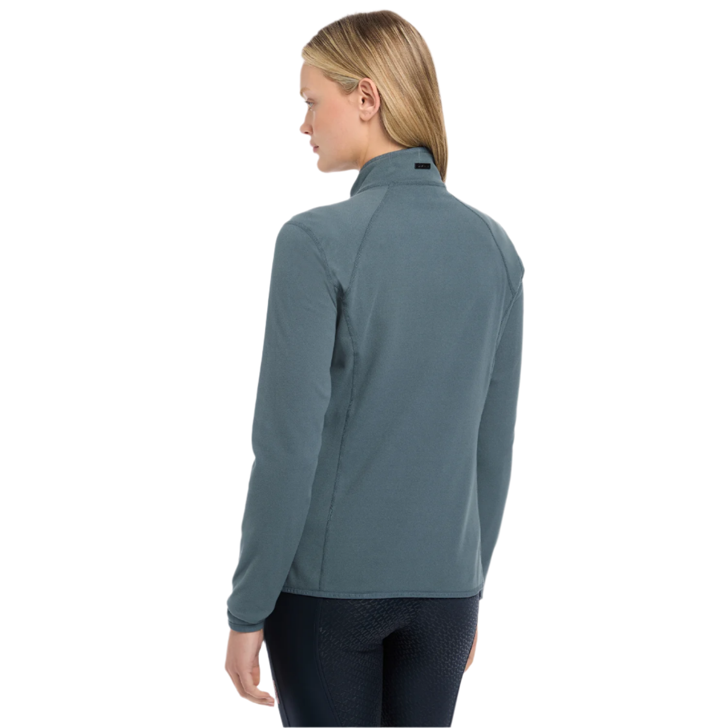 LeMieux Faye Ladies Long Sleeve Full Zip Sweatshirt, Petrol