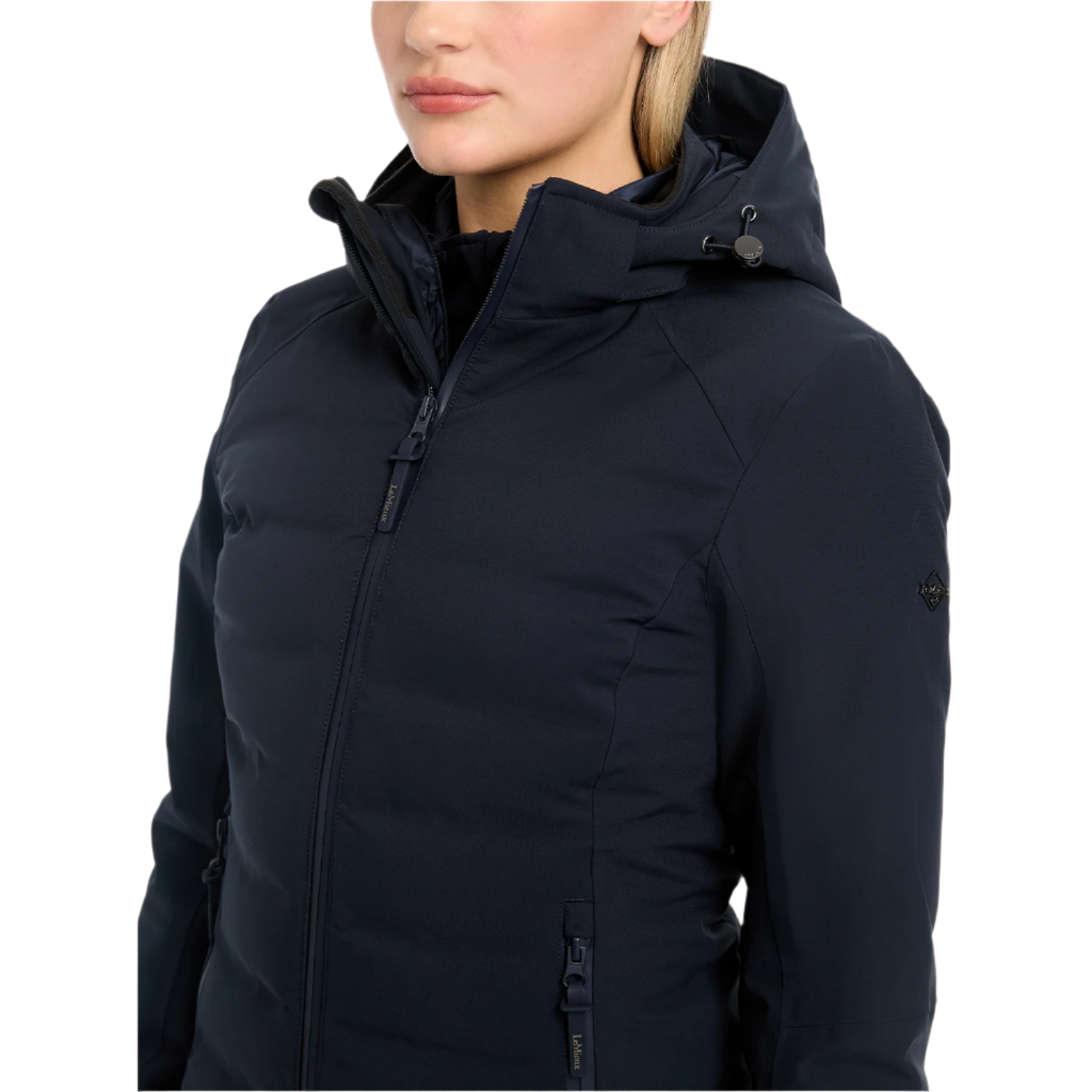 LeMieux Brooke Ladies Waterproof Hybrid Jacket, Navy