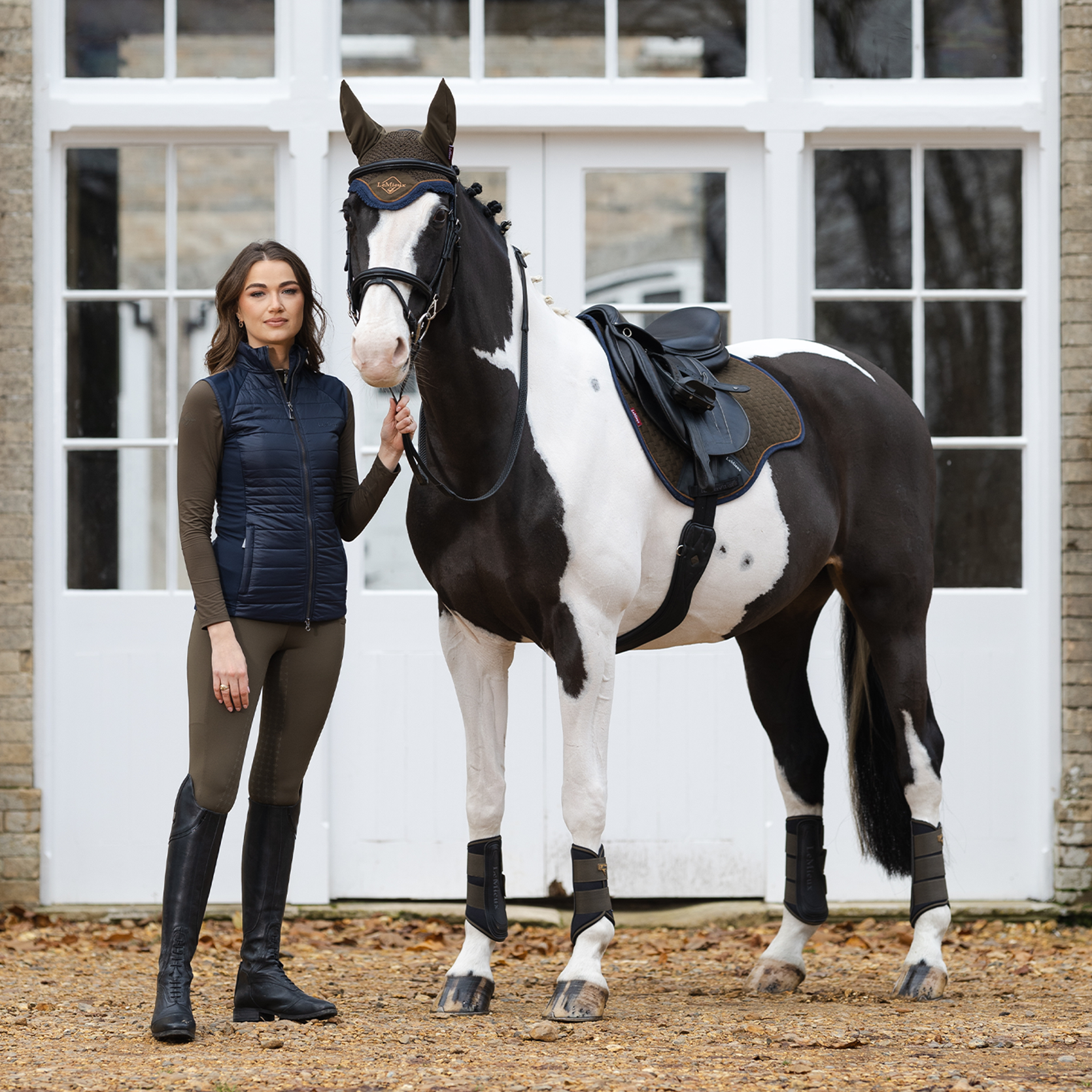 LeMieux Suede All Purpose Saddle Pad, Alpine