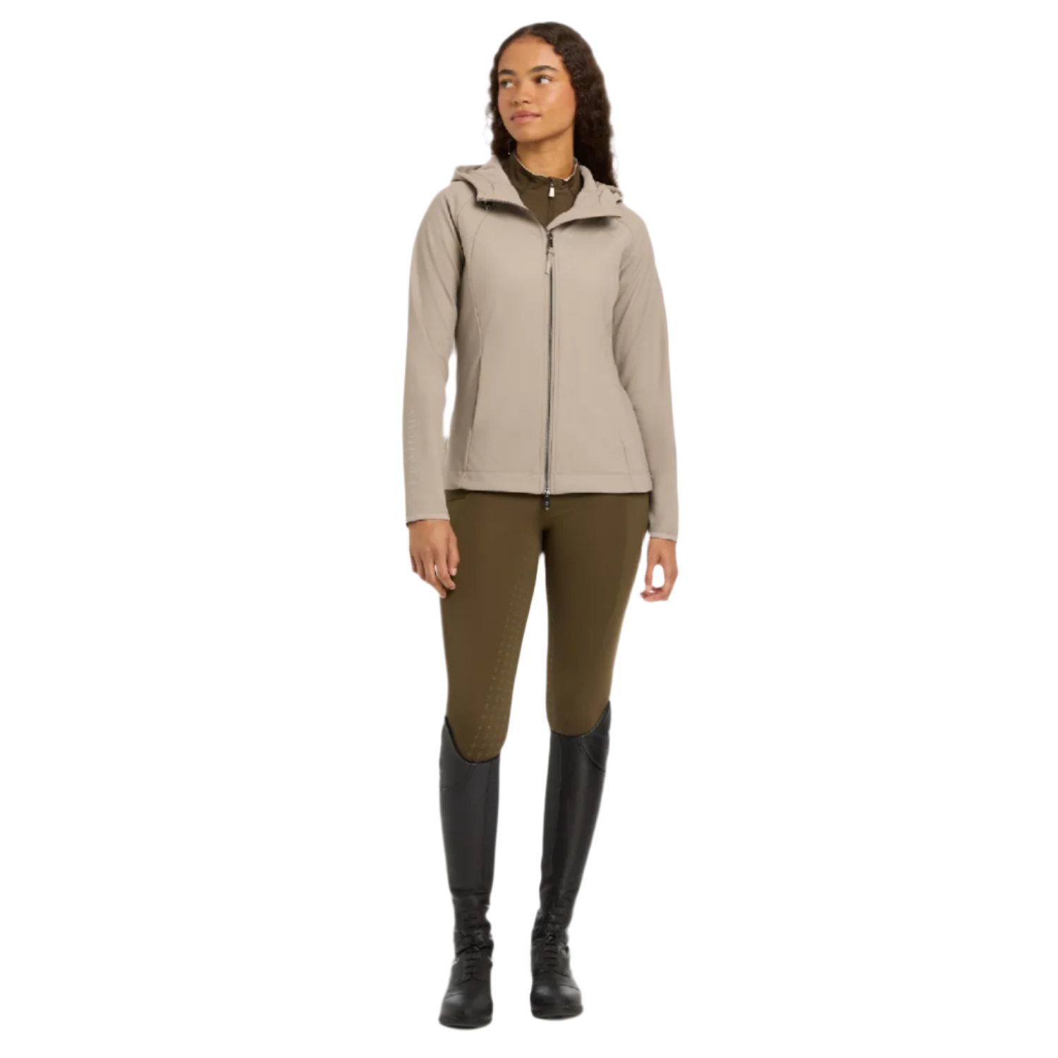 LeMieux Charlotte Ladies Softshell Jacket, Ash