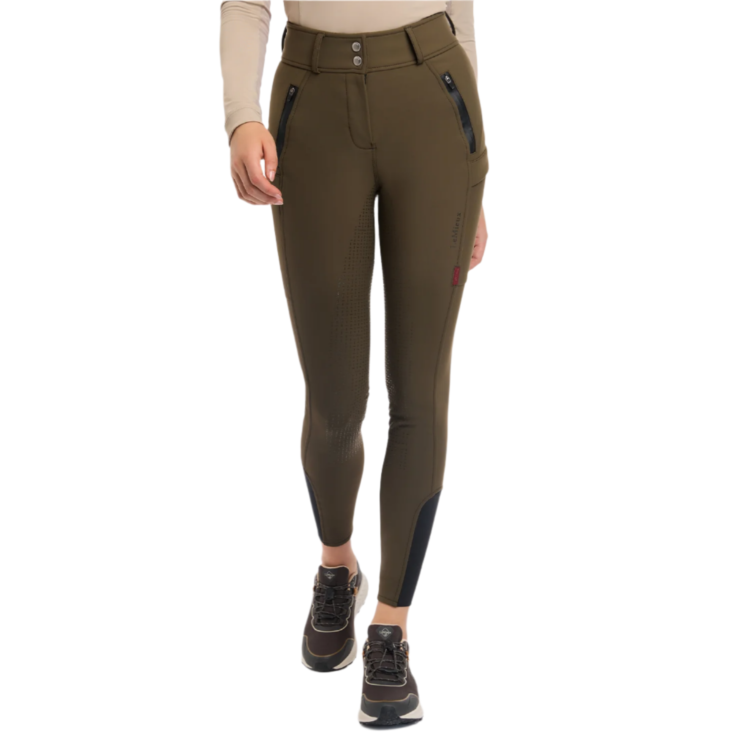 LeMieux Ladies Drytex Waterproof Full Grip Breeches, Alpine