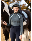 LeMieux Mia Young Rider Mesh Base Layer, Petrol