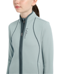 LeMieux Felicity Young Rider Fleece Zip Up Sweatshirt, Glacier