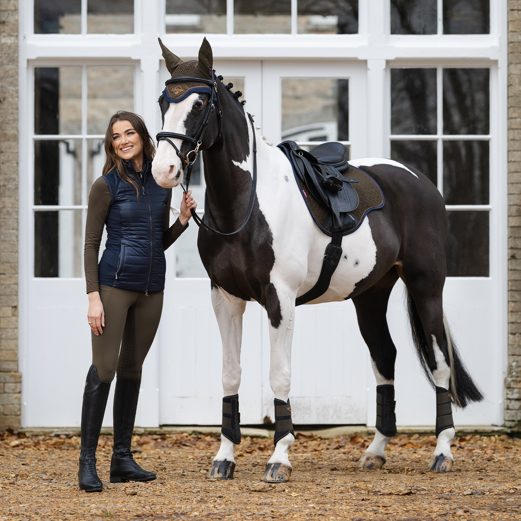 LeMieux Suede All Purpose Saddle Pad, Alpine