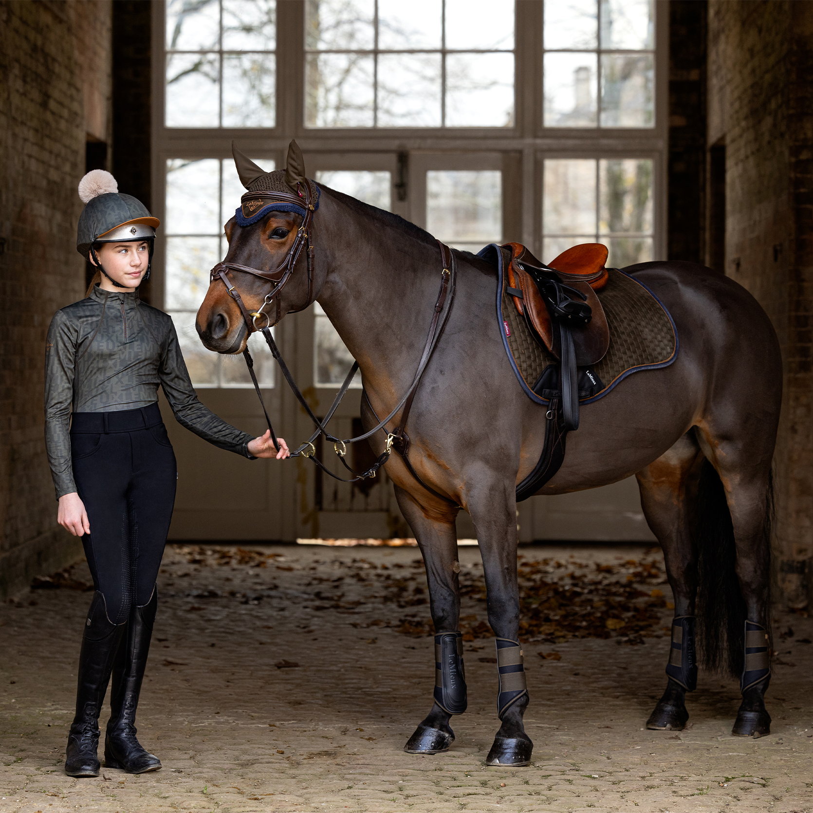 LeMieux Suede All Purpose Saddle Pad, Alpine