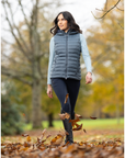 LeMieux Tilly Ladies Hooded Puffer Vest, Petrol