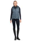 LeMieux Tilly Ladies Hooded Puffer Vest, Petrol