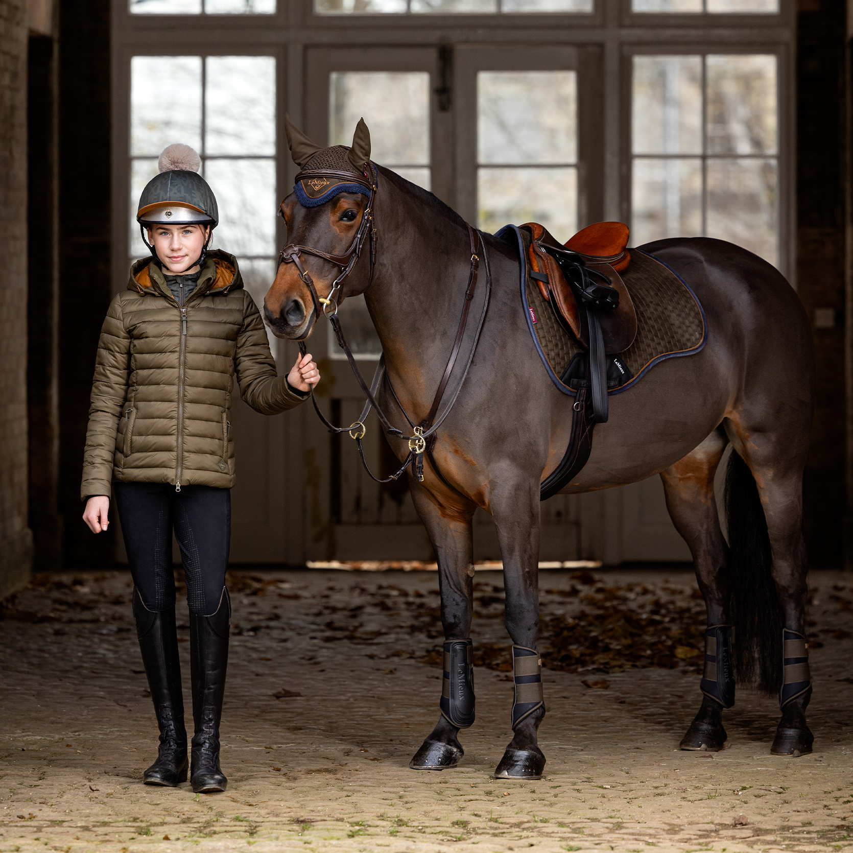 LeMieux Suede All Purpose Saddle Pad, Alpine