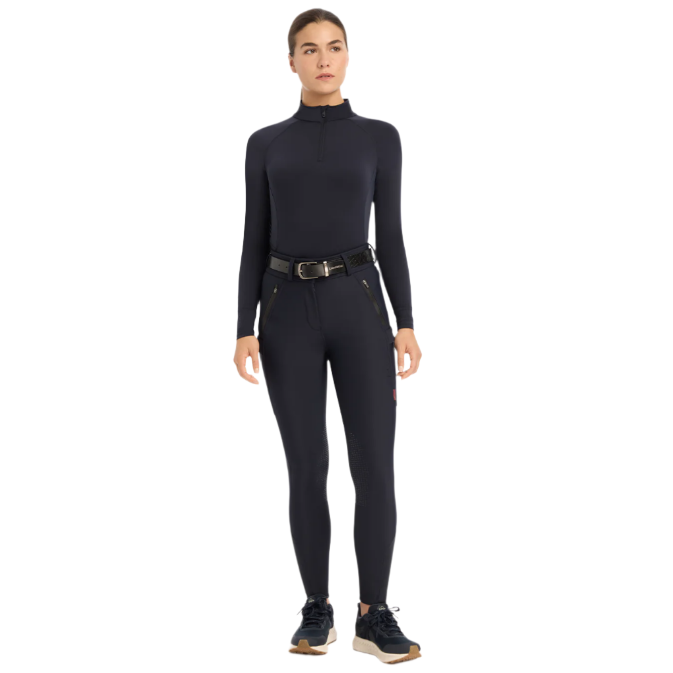 LeMieux Ladies Drytex Waterproof Knee Grip Breeches, Navy