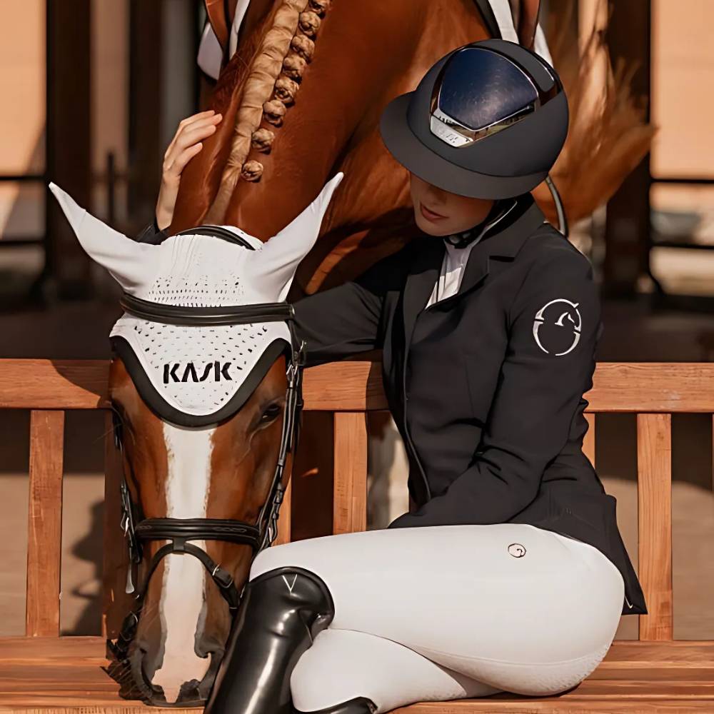KASK Star Lady Chrome Helmet, Navy/Silver