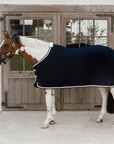 Kentucky Horsewear Fleece Rug Plaited Rope, Navy