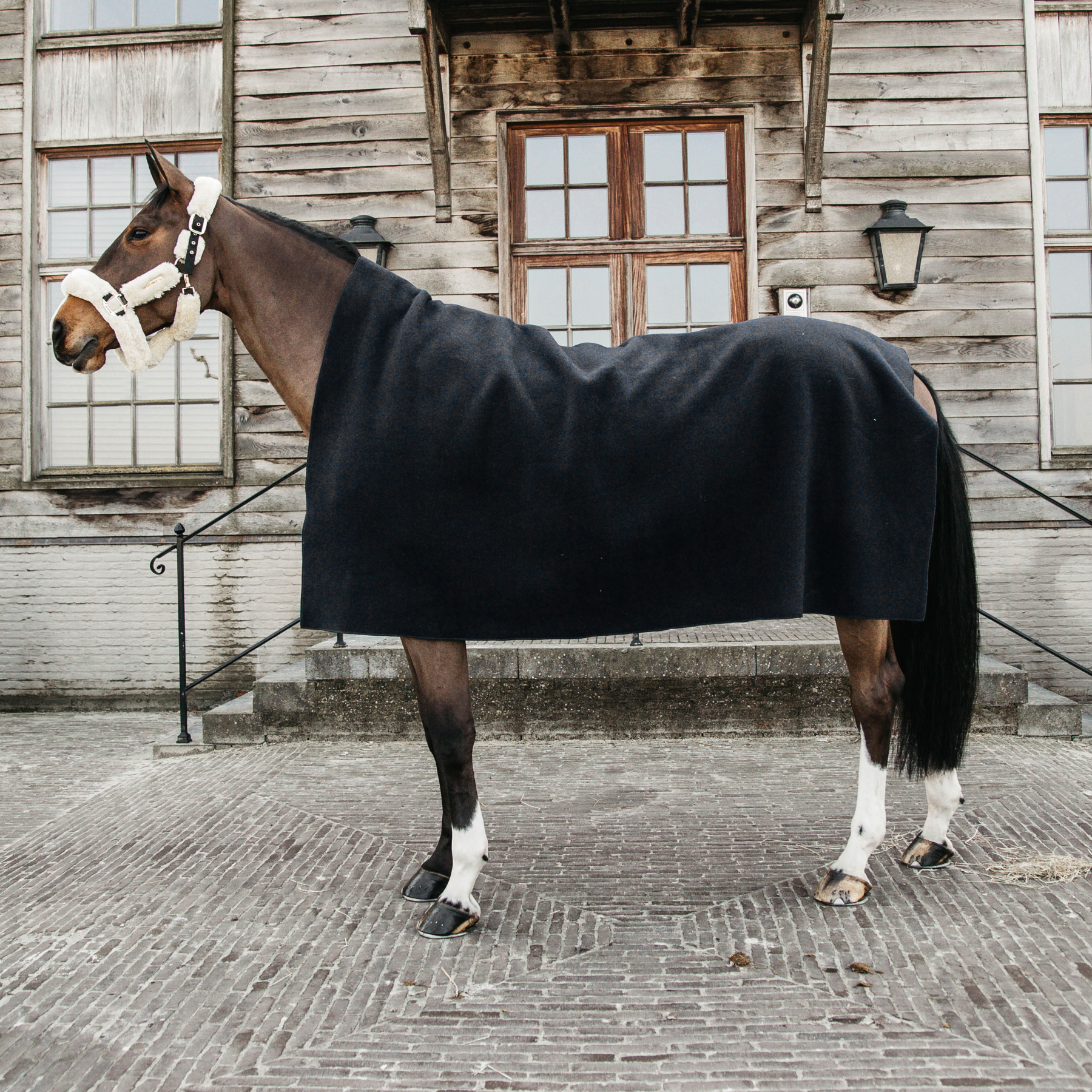 Kentucky Horsewear Heavy Fleece Rug Square, Black