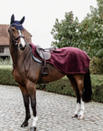 Kentucky Horsewear Riding Rug Heavy Fleece, Burgundy