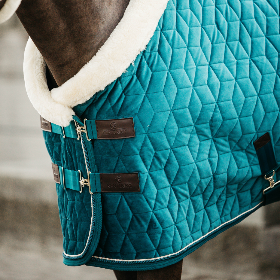 Kentucky Horsewear Show Rug Velvet 160g, Emerald – Dapper Horse