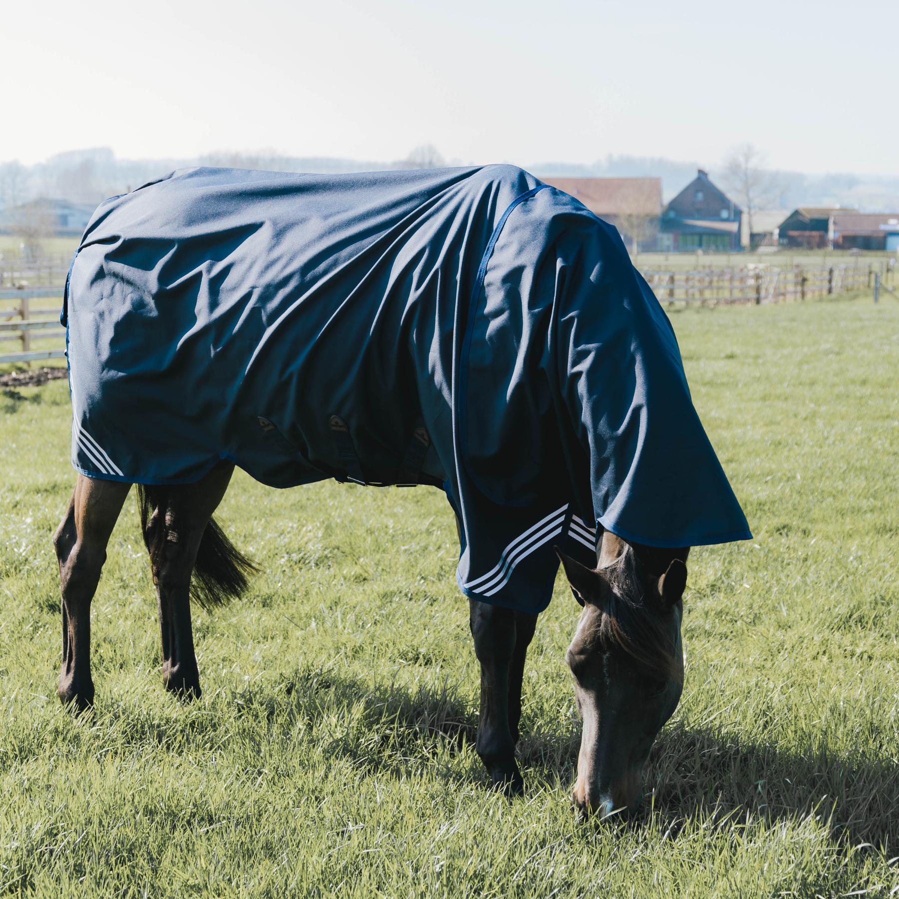 Kentucky Horsewear Turnout Rug All Weather Waterproof Comfort, Navy