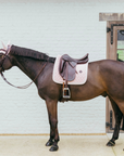 Kentucky Horsewear Dressage Saddle Pad with Plaited Cord, Soft Rose