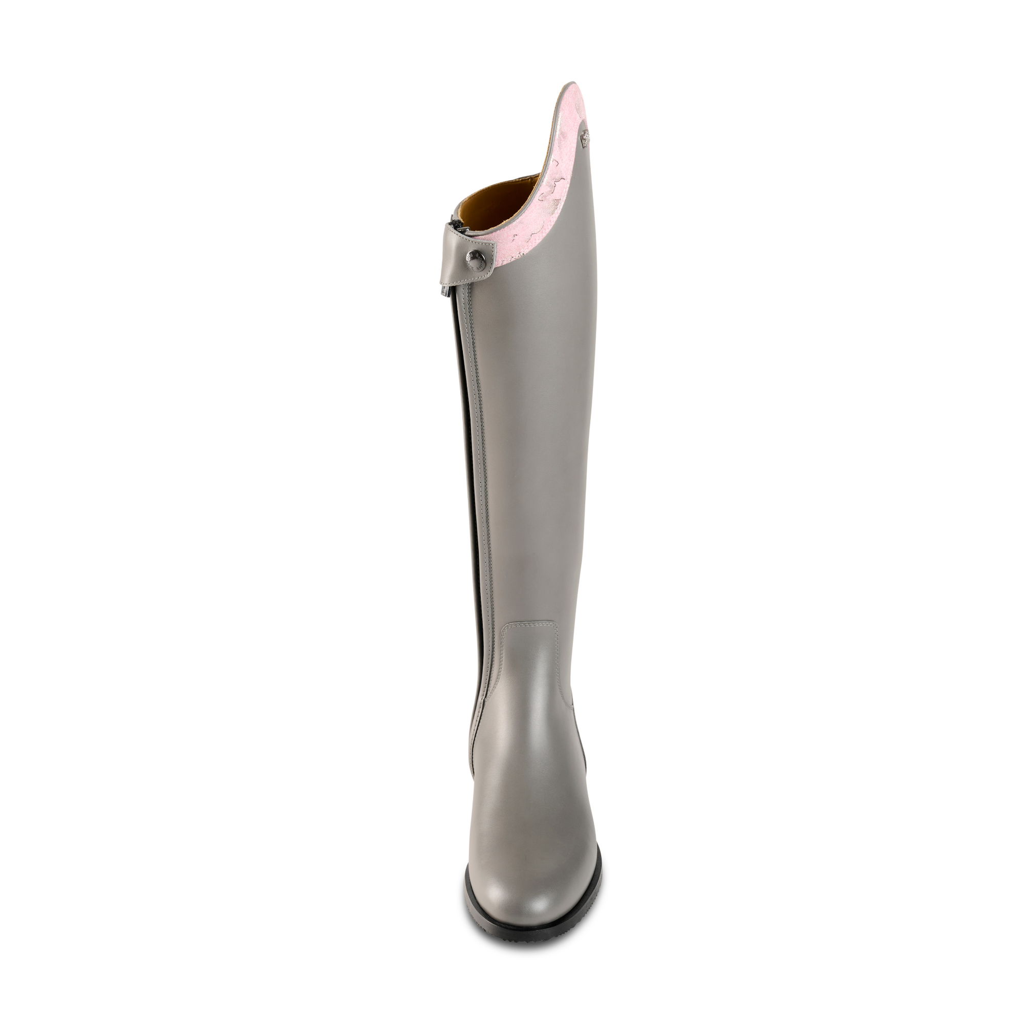 Kingsley Riding Boot Dressage Lexington, Gray/Pink 37.5 MC S