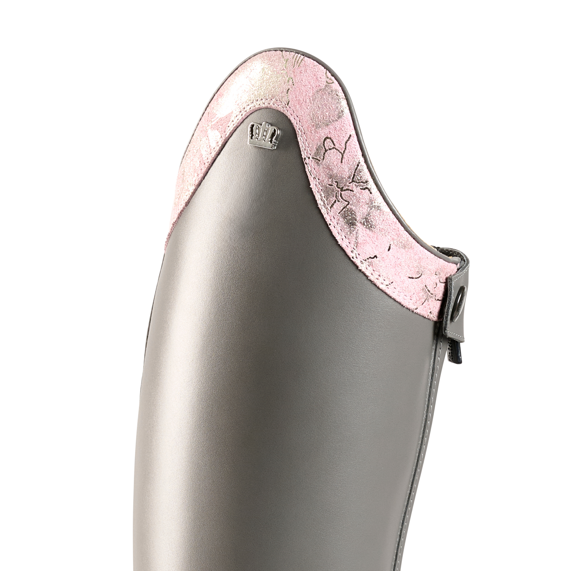 Kingsley Riding Boot Dressage Lexington, Gray/Pink 37.5 MC S