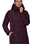 Schockemohle SPKyra Ladies Long Winter Coat, Deep Mauve