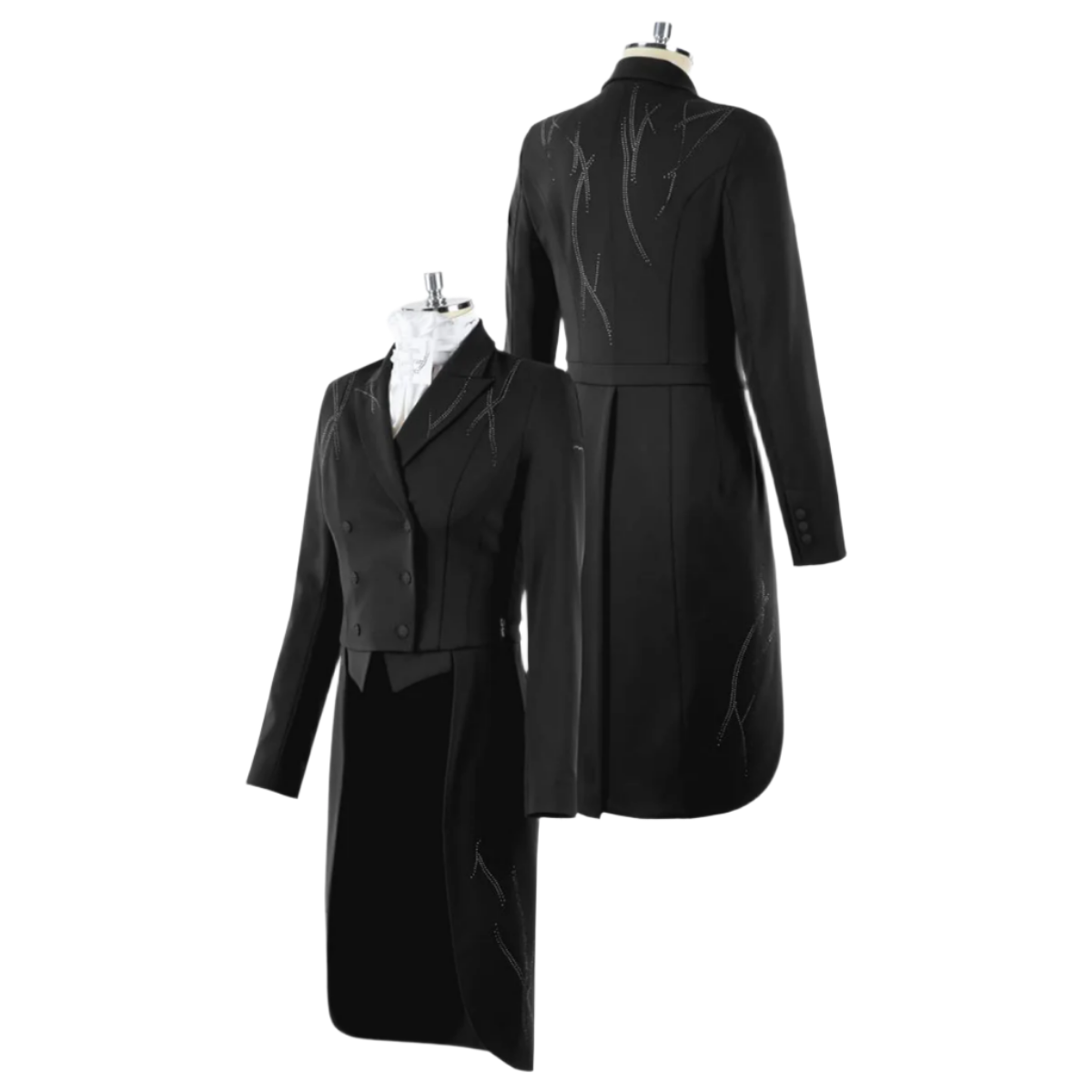 Animo Italia Leslie Woman&#39;s Riding Tail Coat, Black