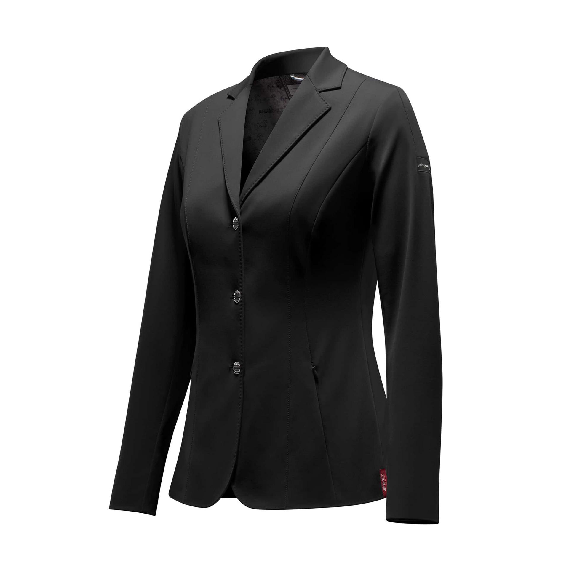 Animo Italia Lud Ladies Competition Riding Jacket, Black – Dapper