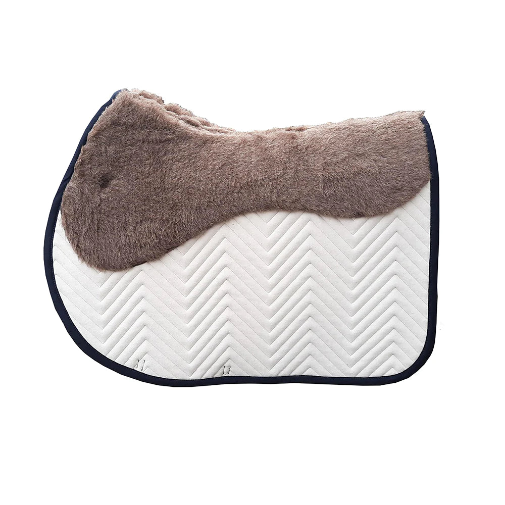 L&#39;Evoine Alpaca Jump Saddle Pad, Linen