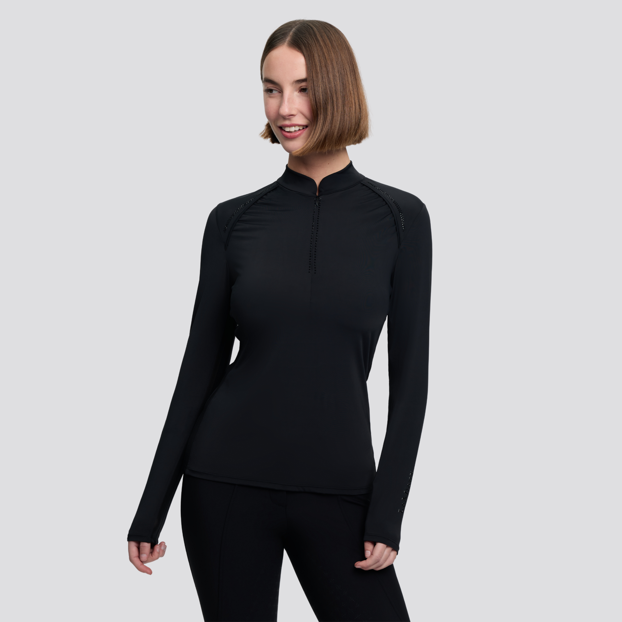 LeMieux Brilliance Heyden Ladies Lightweight Base Layer, Black