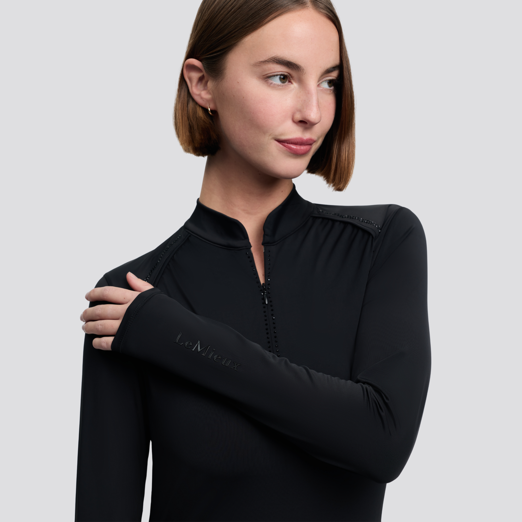 LeMieux Brilliance Heyden Ladies Lightweight Base Layer, Black