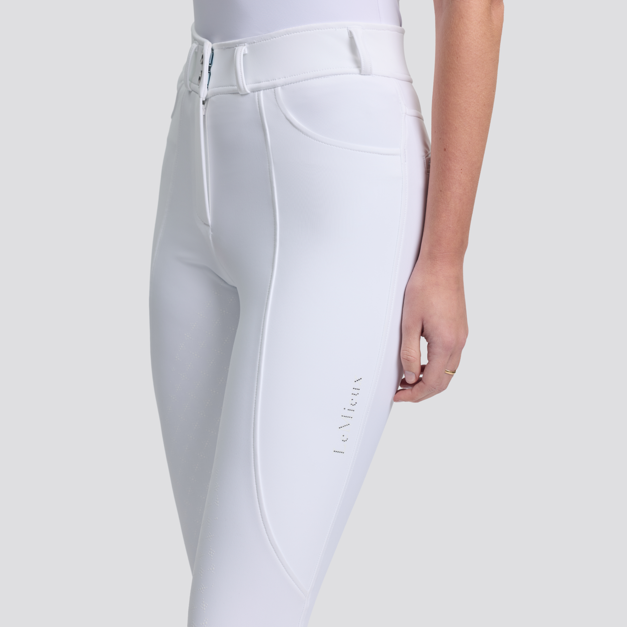 LeMieux Brilliance Ladies Full Seat Breeches, White