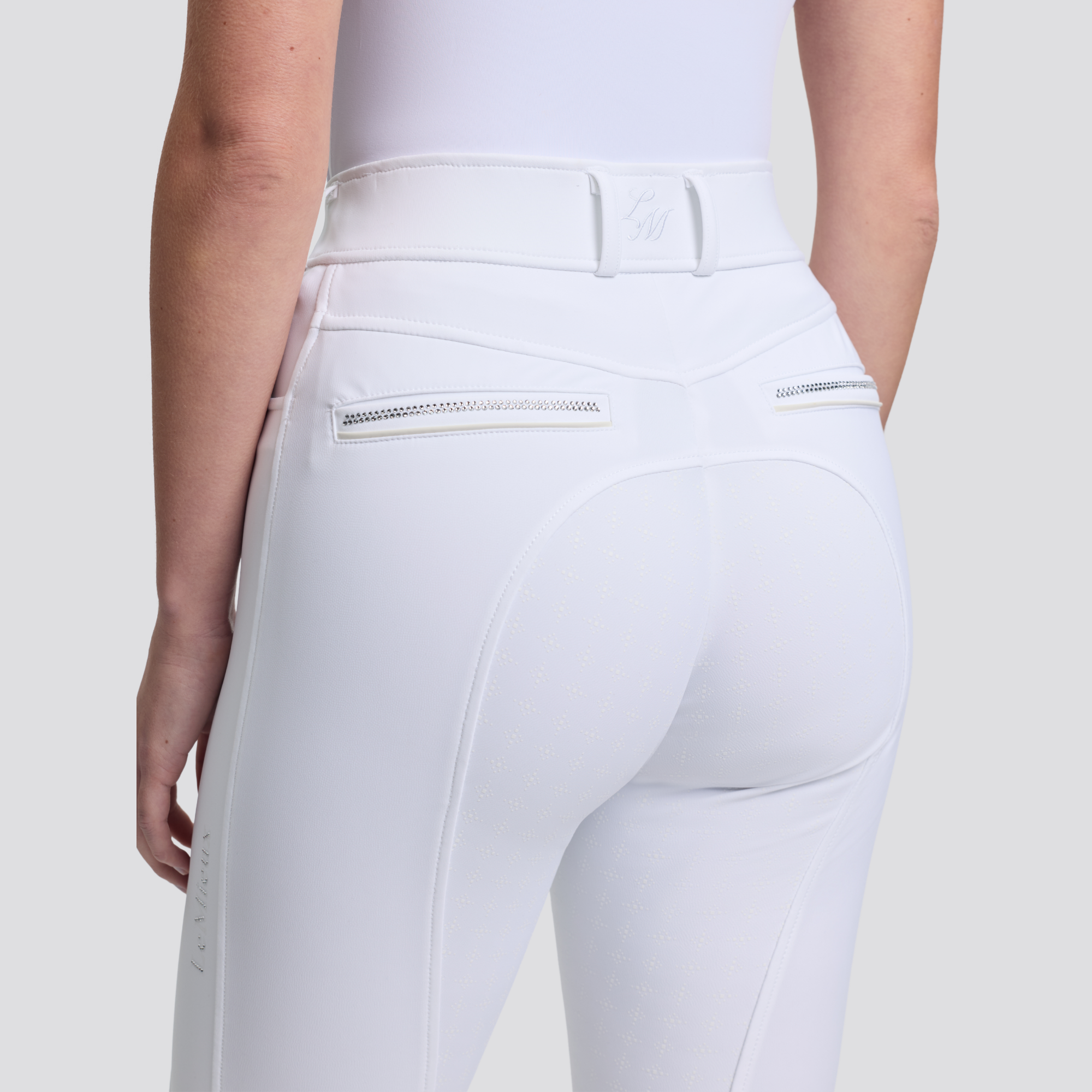 LeMieux Brilliance Ladies Full Seat Breeches, White