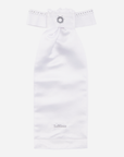 LeMieux Brilliance Stock Tie, White/Navy