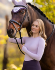 LeMieux Britney Seamless Long Sleeve Training Shirt, Lilac