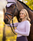 LeMieux Britney Seamless Long Sleeve Training Shirt, Lilac