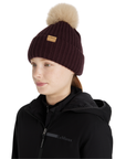 LeMieux Clara Rib Beanie, Damson