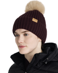 LeMieux Clara Rib Beanie, Damson
