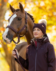 LeMieux Clara Rib Beanie, Damson