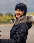 LeMieux Clara Rib Knot Headband, Navy