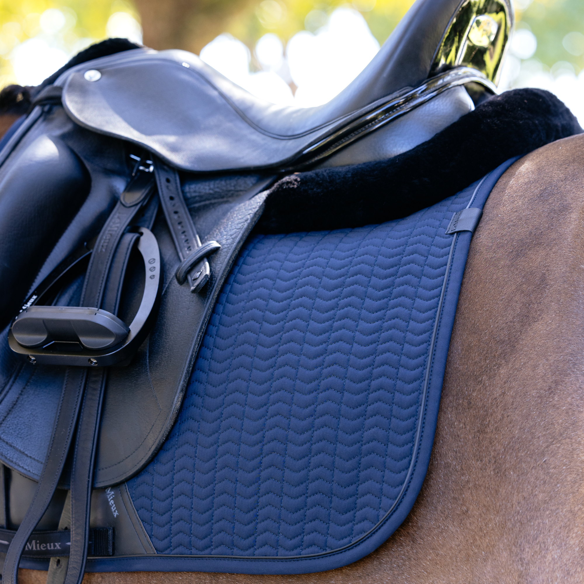 LeMieux Essence Dressage Saddle Pad, Navy