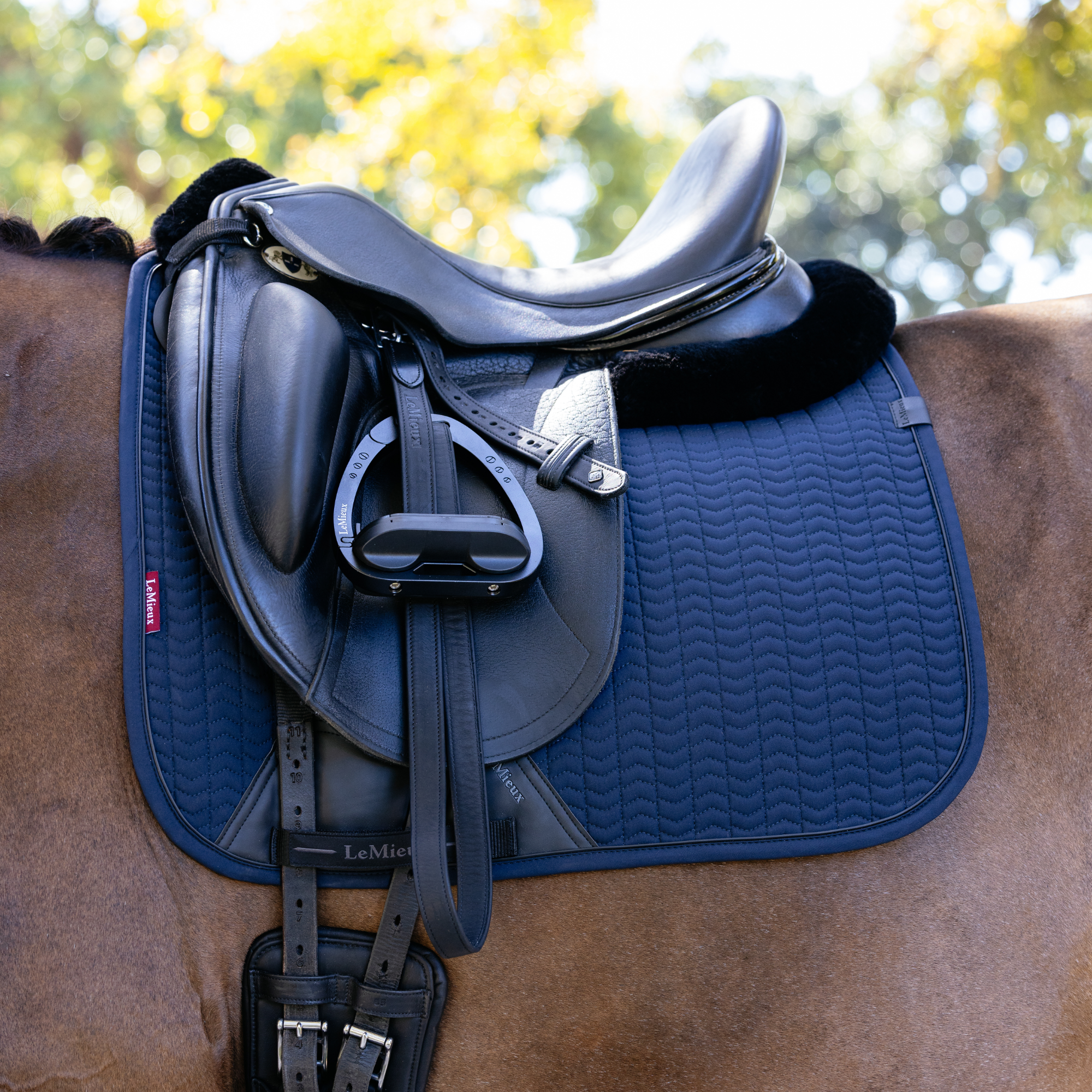 LeMieux Essence Dressage Saddle Pad, Navy