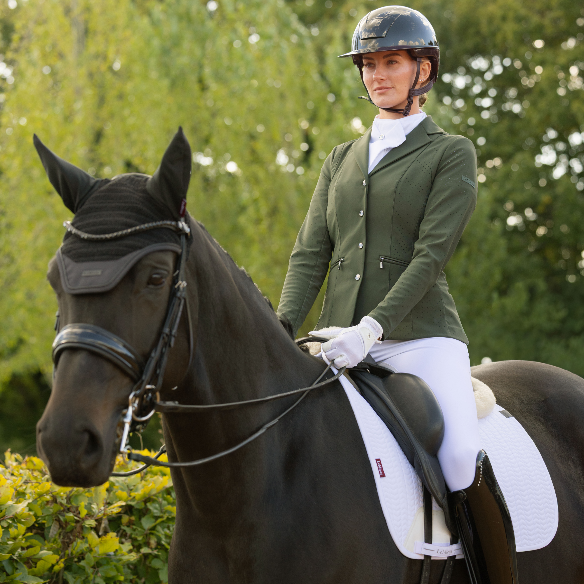 LeMieux Essence Dressage Saddle Pad, White