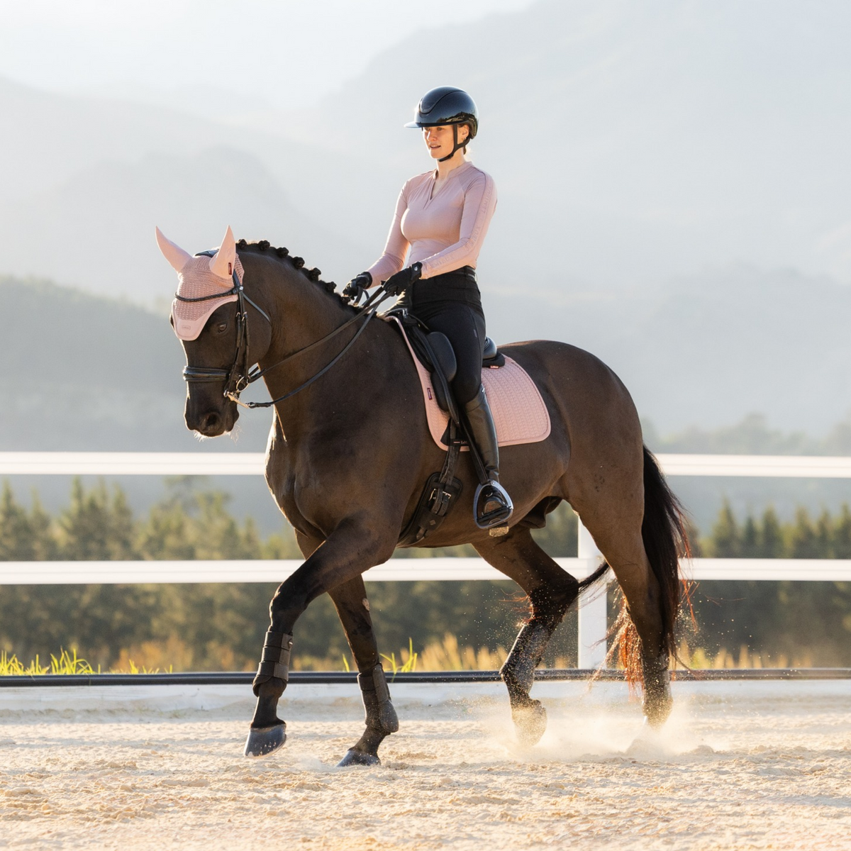 LeMieux Essence Dressage Saddle Pad, Wild Rose