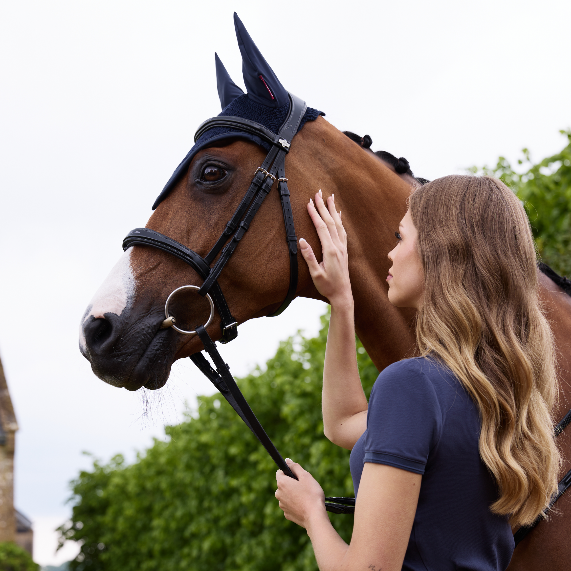LeMieux Essence Fly Hood, Navy