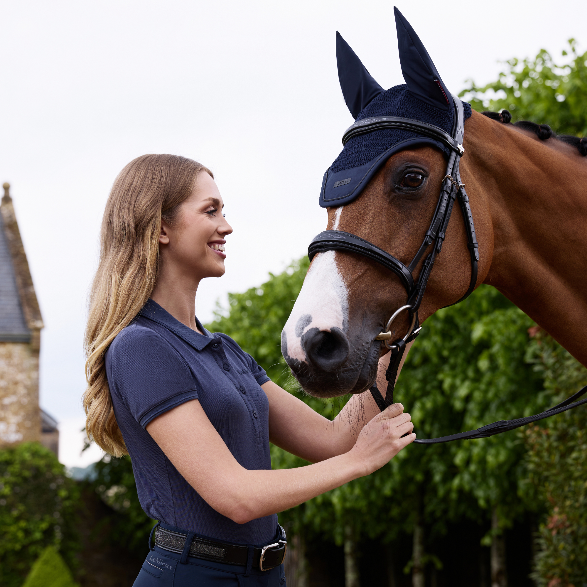LeMieux Essence Fly Hood, Navy